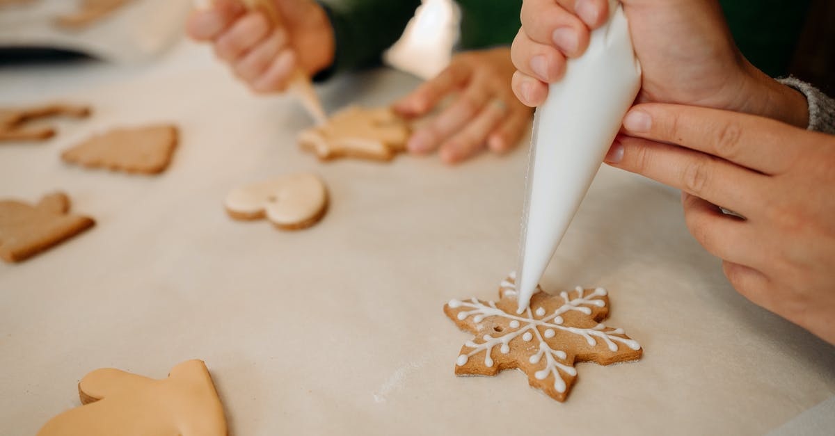 Can I substitute Molasses for Honey in Baking Recipes? - Person Putting Icing On A Christmas Cookie Can I substitute Molasses for Honey in Baking Recipes? - Person Putting Icing On A Christmas Cookie