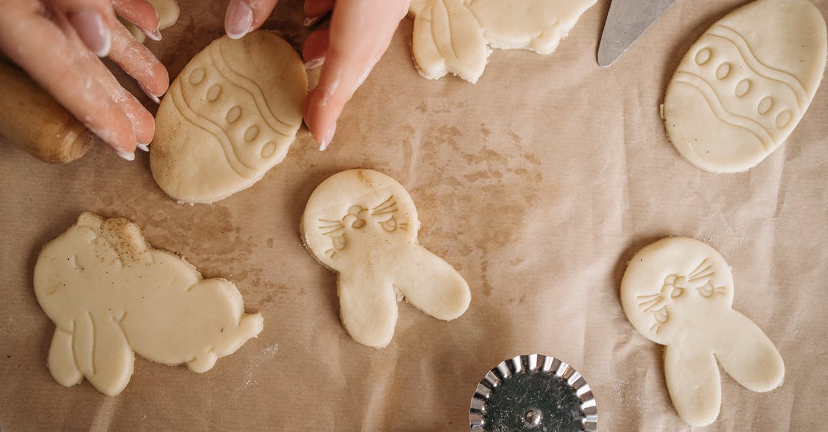 Can I use cookie cutter shapes in a frying pan? - Person Holding White Dough on the Wax Paper Can I use cookie cutter shapes in a frying pan? - Person Holding White Dough on the Wax Paper