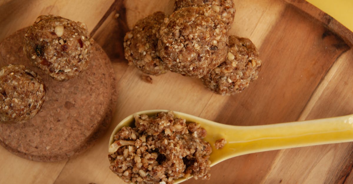Can I use ground beef meatballs in stews like Boeuf Bourgogne? - Overhead Shot of Ground Meat on a Spoon Can I use ground beef meatballs in stews like Boeuf Bourgogne? - Overhead Shot of Ground Meat on a Spoon