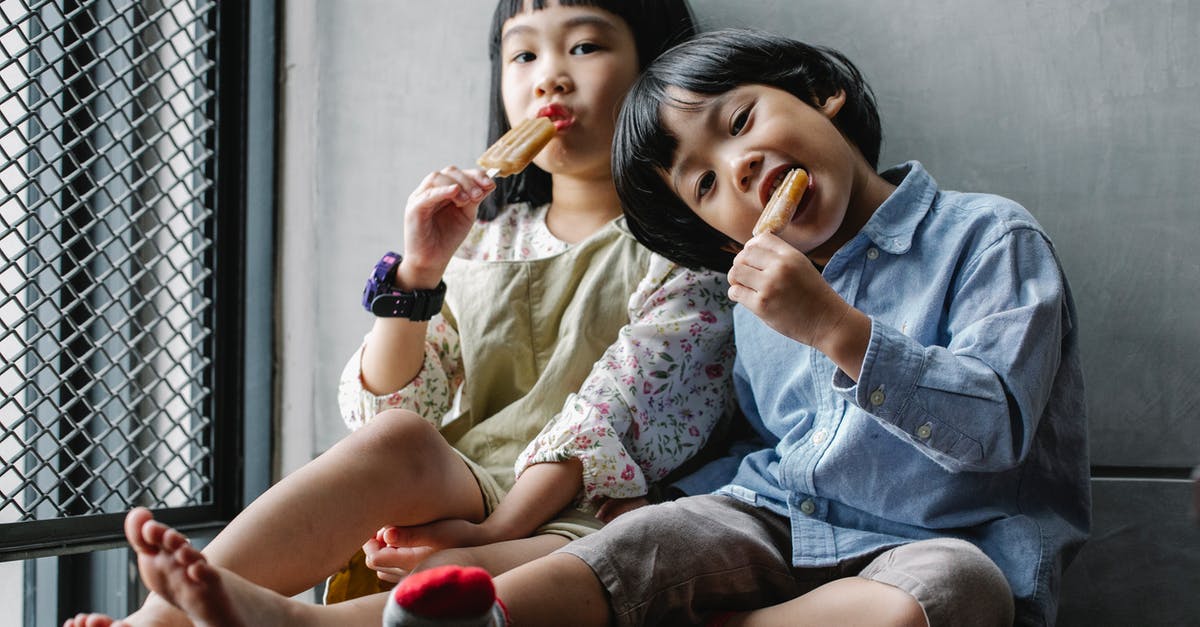 Can Ice Cream Maker Wall be Too Cold? - Positive Asian children in casual clothes sitting on floor and eating yummy ice creams Can Ice Cream Maker Wall be Too Cold? - Positive Asian children in casual clothes sitting on floor and eating yummy ice creams