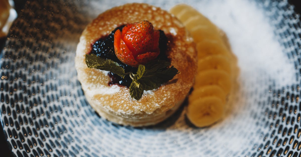Can jam be made from frozen berries? - Sweet pancakes with strawberry and banana Can jam be made from frozen berries? - Sweet pancakes with strawberry and banana