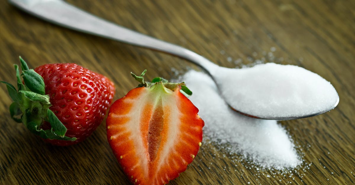 Can most sour fruits be jelled by cooking with sugar? - Strawberry Beside Spoon of Sugar Can most sour fruits be jelled by cooking with sugar? - Strawberry Beside Spoon of Sugar