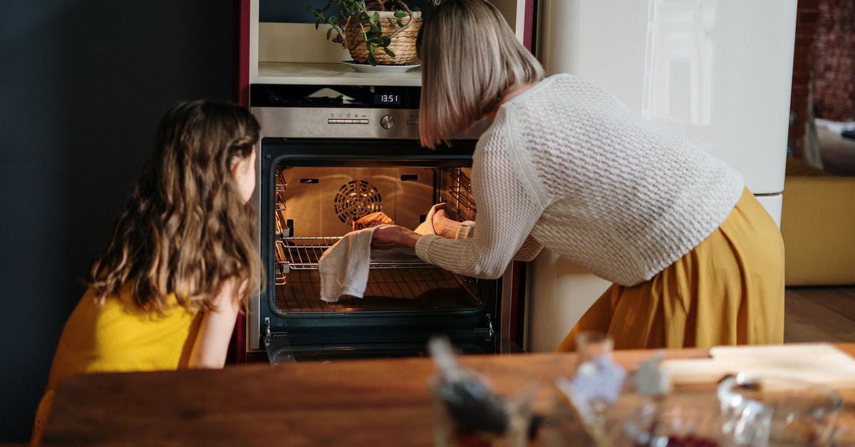 Can one make a pourable custard by baking in an oven? - Woman in White Sweater Baking Cake