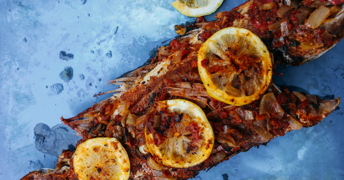 Can one preserve cooked fish with salt? - Grilled Fish with Sliced Lemon on Blue Surface Can one preserve cooked fish with salt? - Grilled Fish with Sliced Lemon on Blue Surface