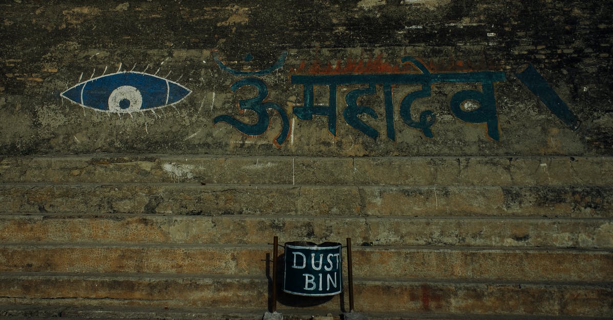 Can texture affect taste? - Shabby stone wall with eye ornament and Hindi inscription Can texture affect taste? - Shabby stone wall with eye ornament and Hindi inscription