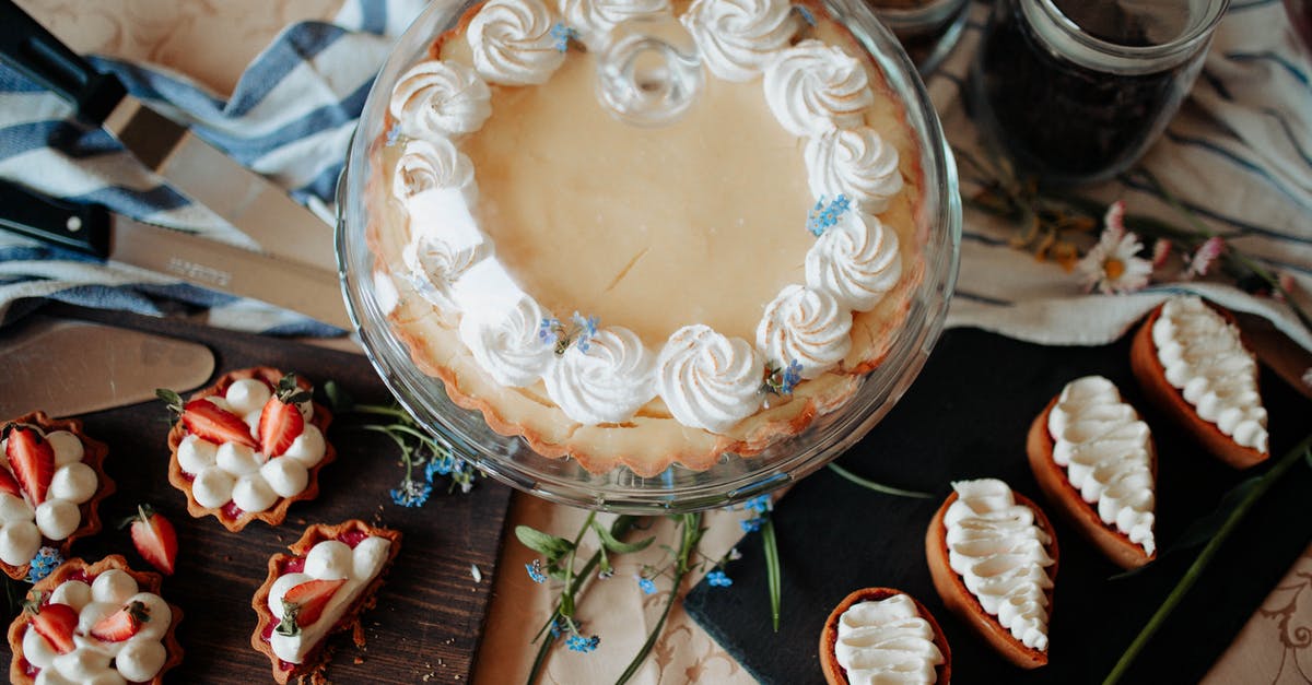 Can you cover an angel food cake with fondant? - Cake under glass cover near cupcakes Can you cover an angel food cake with fondant? - Cake under glass cover near cupcakes