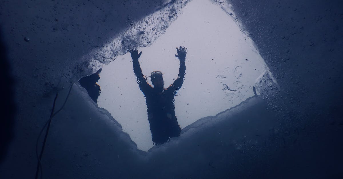 Can you deep fry a frozen egg? Is it advisable? - Unrecognizable diver swimming under frozen water of sea Can you deep fry a frozen egg? Is it advisable? - Unrecognizable diver swimming under frozen water of sea