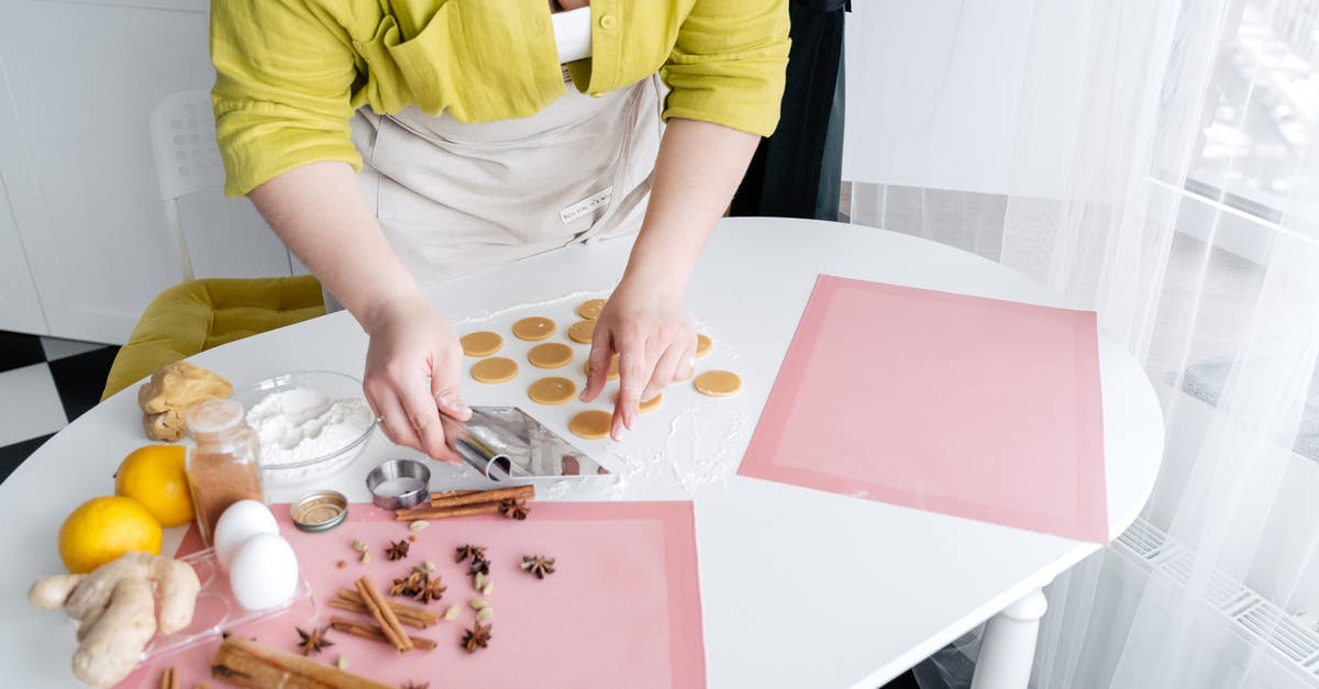 Can you make pie crust from cookie dough? - From above of crop unrecognizable female cook standing near table and cooking delicious homemade gingerbread cookies Can you make pie crust from cookie dough? - From above of crop unrecognizable female cook standing near table and cooking delicious homemade gingerbread cookies