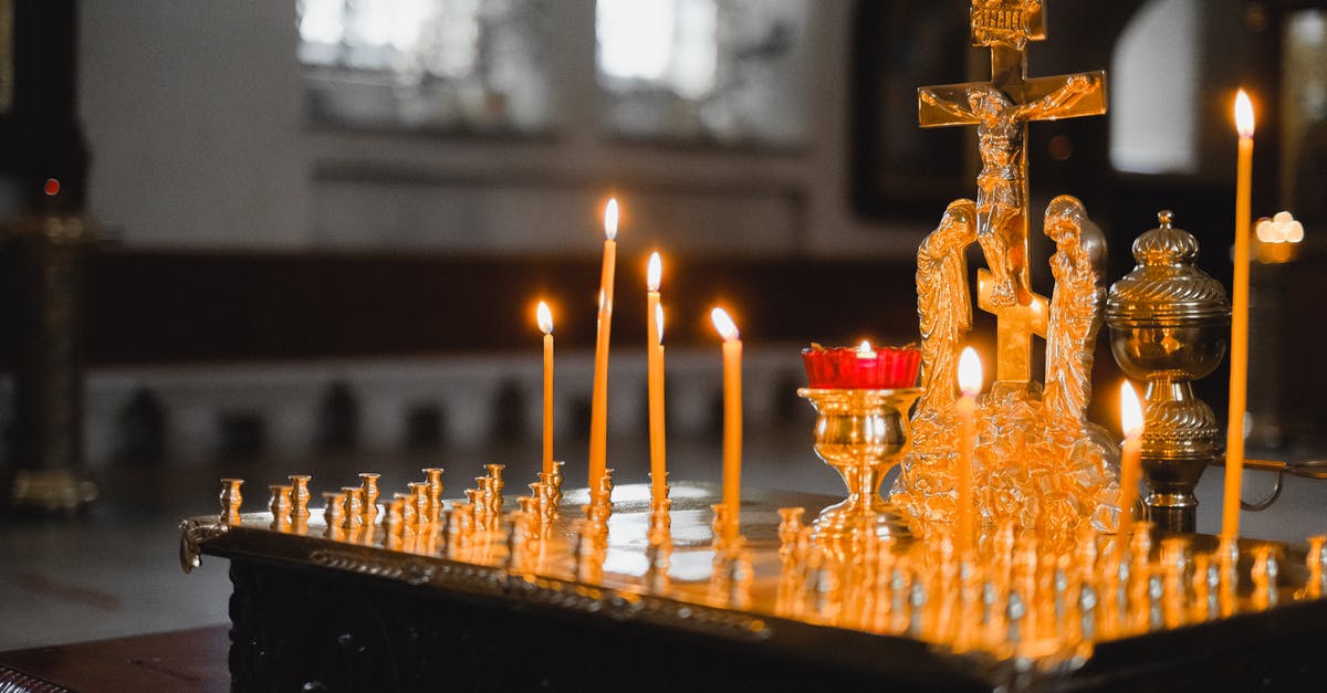 Canning with candles - Gold Candle Holder With Candles Canning with candles - Gold Candle Holder With Candles