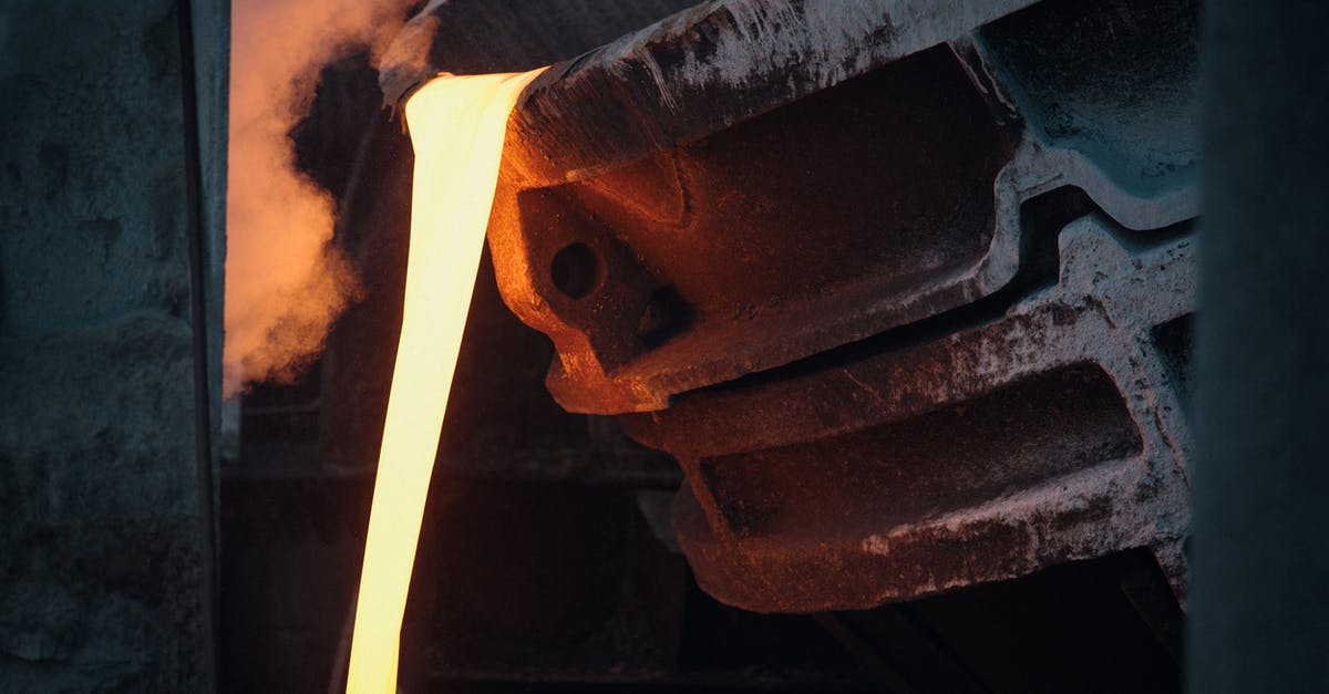 Cast Iron vs Steel - Melted Steel in a Cast Iron Container Cast Iron vs Steel - Melted Steel in a Cast Iron Container
