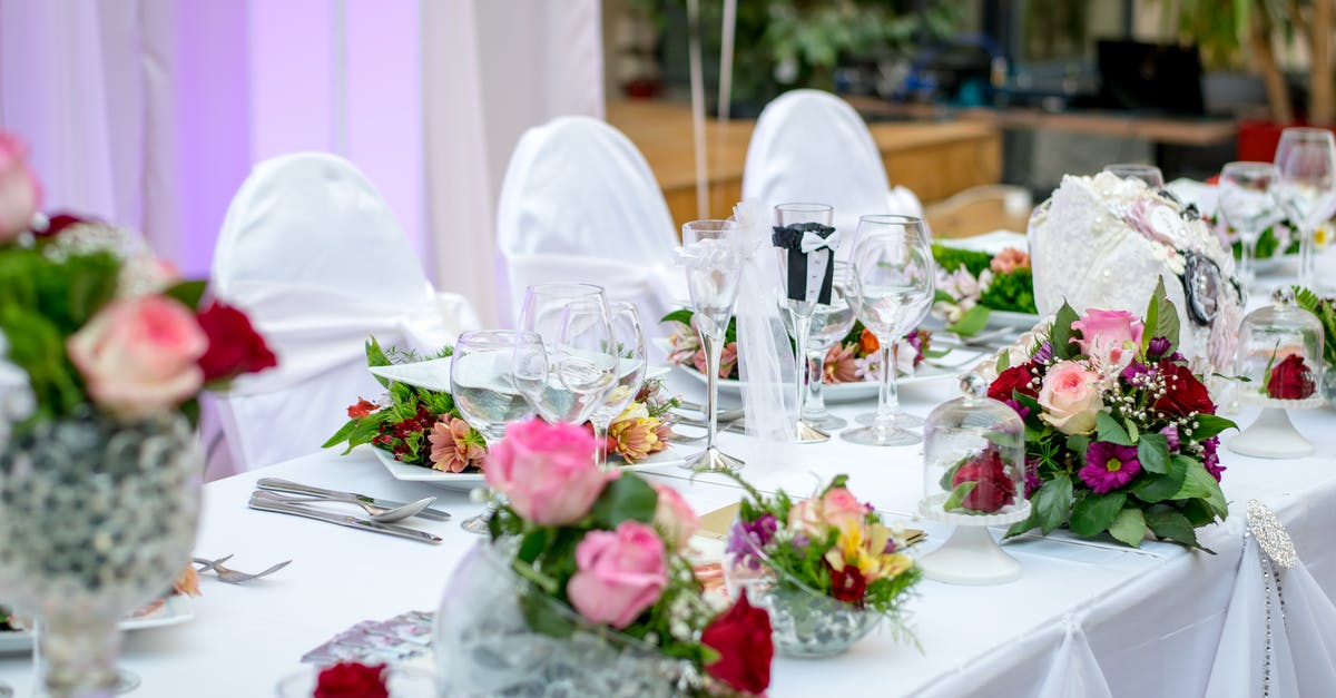 Catering our daughter's wedding [duplicate] - Fine Dining Setting