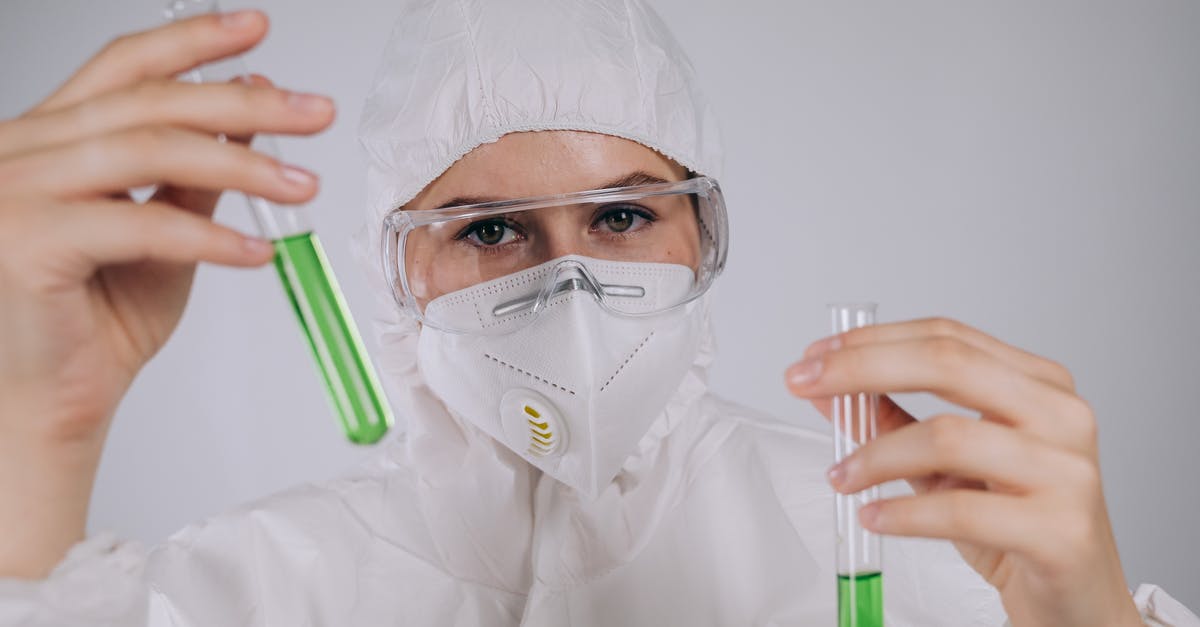 Chemistry of maple butter - Man in White Face Mask