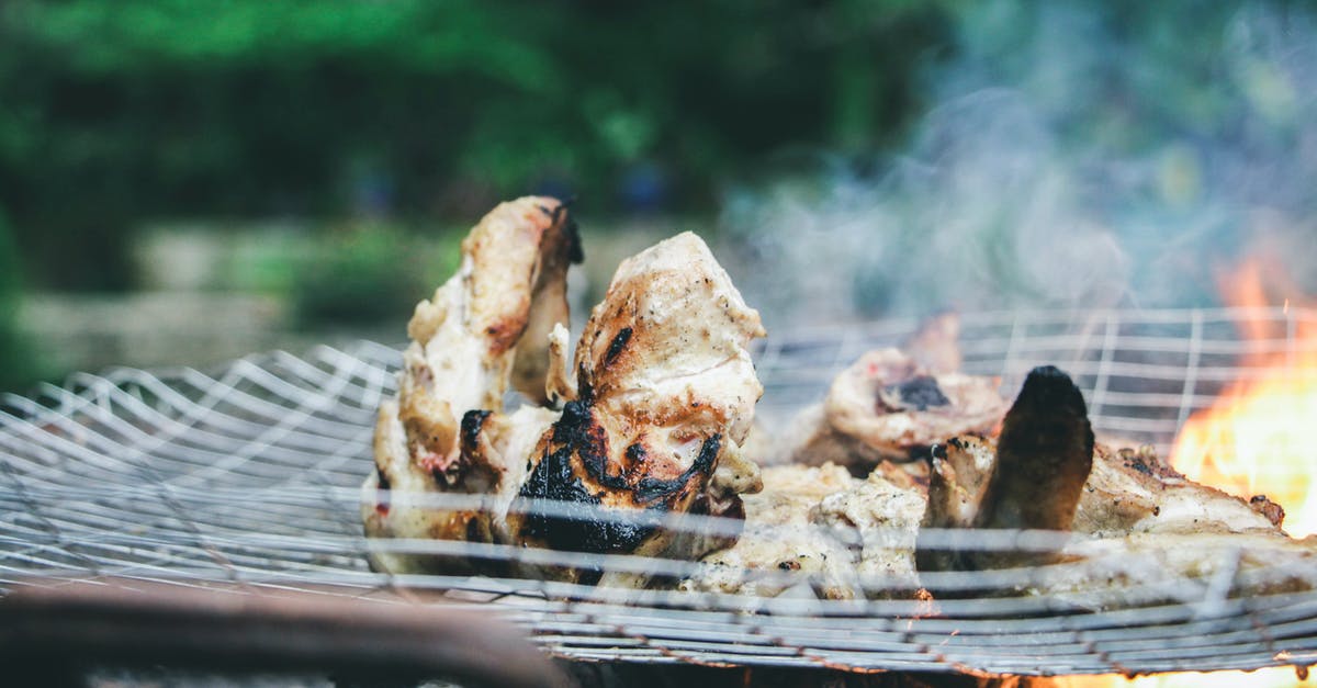 Chicken on a Brinkmann Smoker N Grill - Grilled Meat Chicken on a Brinkmann Smoker N Grill - Grilled Meat