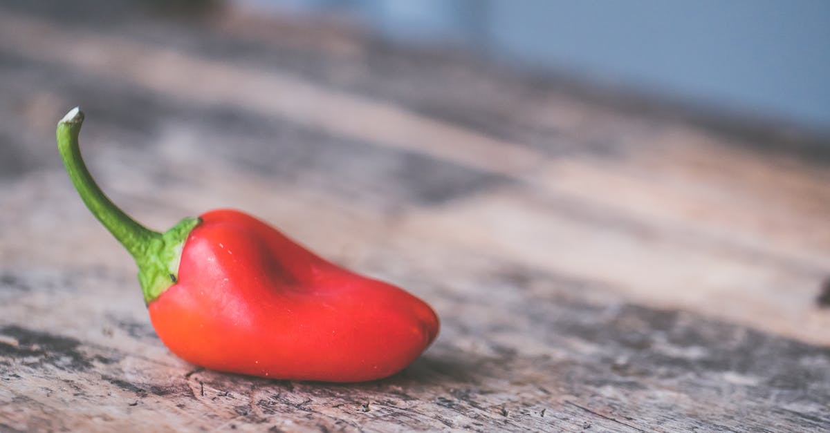 Chili and bell pepper substitute due to allergies? - Red Chili Pepper Chili and bell pepper substitute due to allergies? - Red Chili Pepper