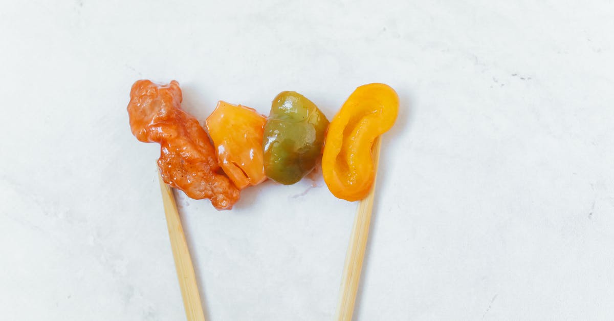 Chinese chicken balls - should the chicken be precooked? - Close-up Shot of a Food with Chopsticks
