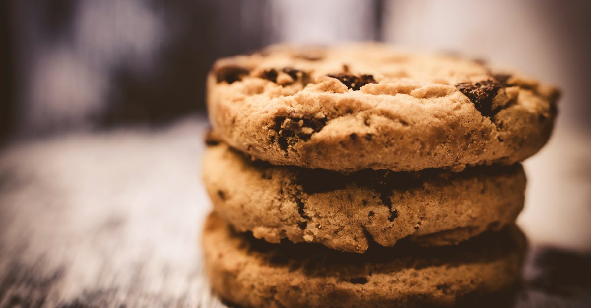 Chocolate won’t harden up on my cookies - Macro Photography of Pile of 3 Cookie Chocolate won’t harden up on my cookies - Macro Photography of Pile of 3 Cookie