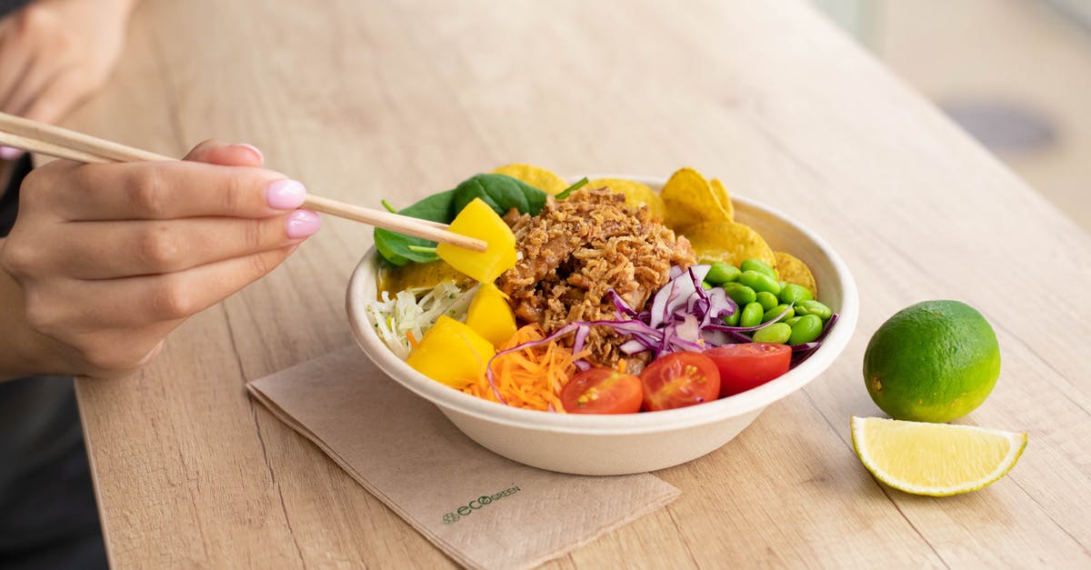 Coagulants for Tofu or else - Person Eating Bowl of Salad Coagulants for Tofu or else - Person Eating Bowl of Salad
