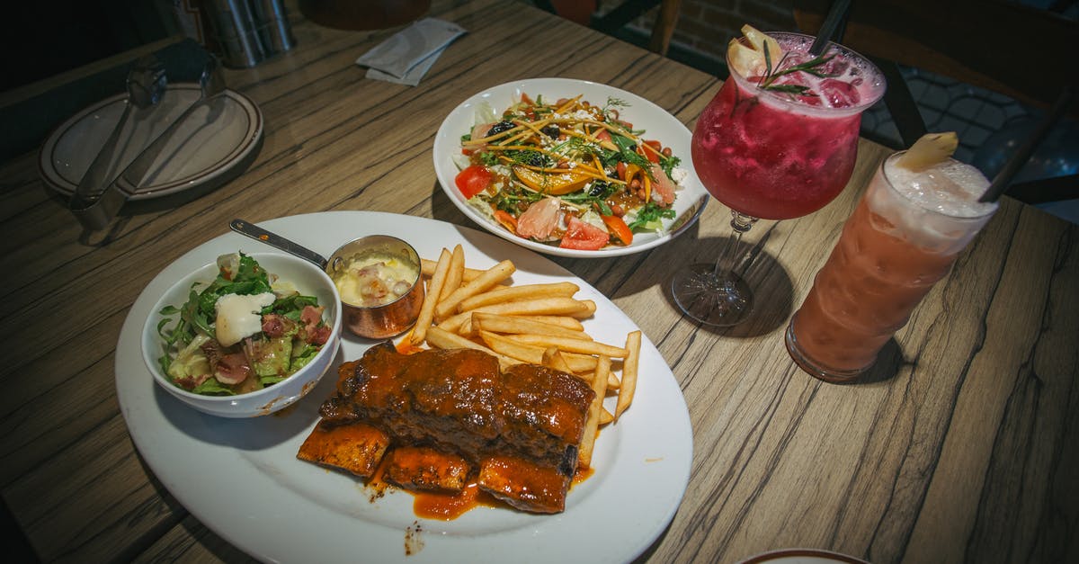 Cocoa butter sauce for beverages that doesn't resolidify - A Delicious Ribs Paired with French Fries and Vegetable Salad Cocoa butter sauce for beverages that doesn't resolidify - A Delicious Ribs Paired with French Fries and Vegetable Salad