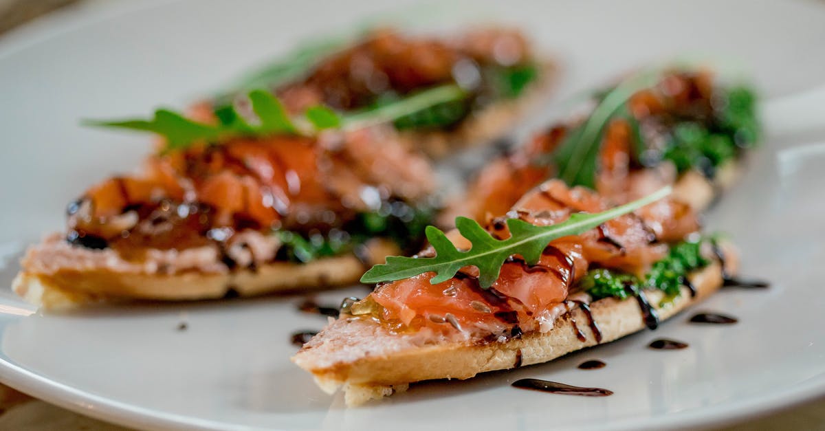 Cod as a sub for salmon - Green Vegetable on White Ceramic Plate