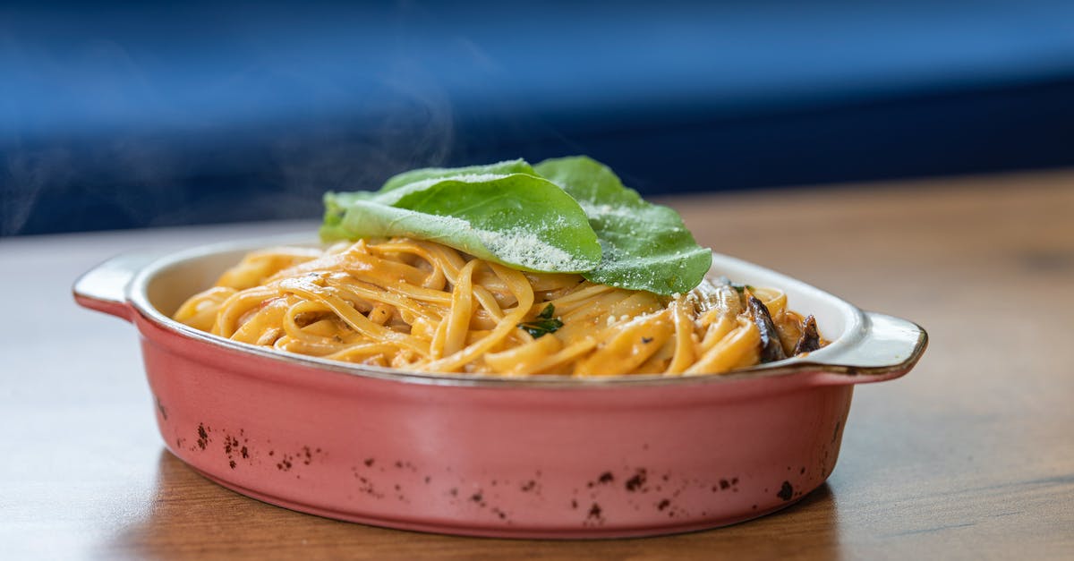 Cold / cooked pasta safe to eat? - Pasta With Basil Leaves on Top Cold / cooked pasta safe to eat? - Pasta With Basil Leaves on Top