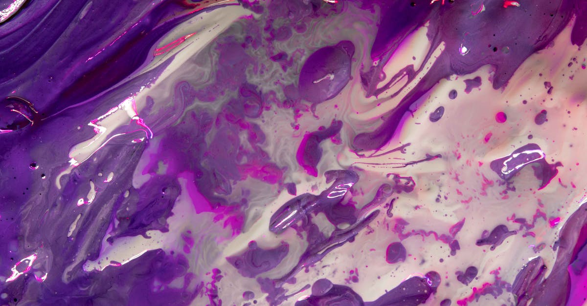 Color stain coming off cutting board - Purple and White Abstract Painting Color stain coming off cutting board - Purple and White Abstract Painting