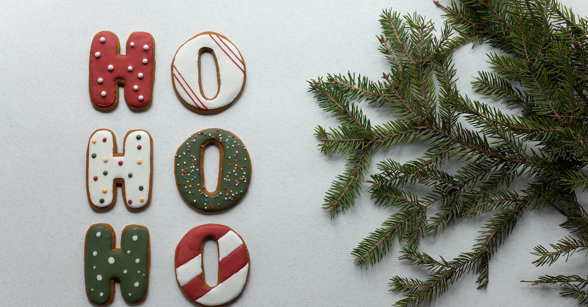 Cooking "purple sweet potatoes" or "purple yams" - From above of Christmas composition with gingerbread cookies with Ho Ho Ho letters and fir tree branch on white table Cooking "purple sweet potatoes" or "purple yams" - From above of Christmas composition with gingerbread cookies with Ho Ho Ho letters and fir tree branch on white table