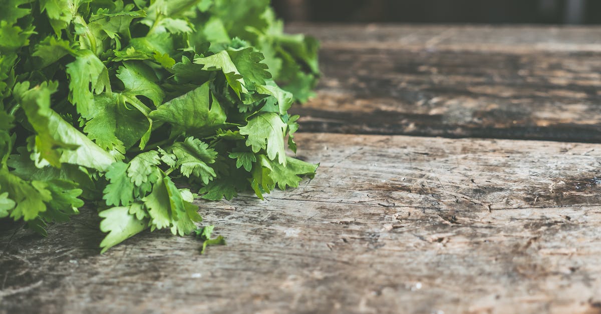 Cooking with ground rabbit - Green Leafed Plant