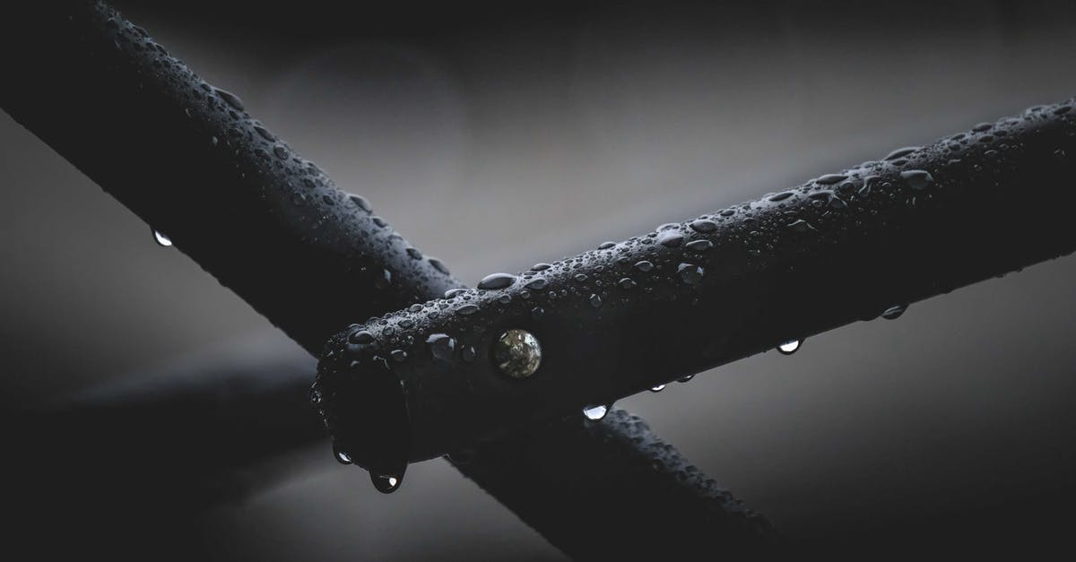 Copper-lined stainless steel vs pure copper skillet - Closeup of part of wet steel fence covered with clear pure transparent raindrops Copper-lined stainless steel vs pure copper skillet - Closeup of part of wet steel fence covered with clear pure transparent raindrops
