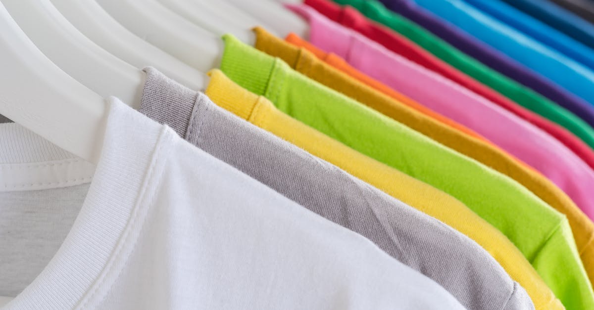 Cornmeal won’t set up - Closeup bright multicolored soft cotton t shirts hanging on rail in well organized wardrobe Cornmeal won’t set up - Closeup bright multicolored soft cotton t shirts hanging on rail in well organized wardrobe