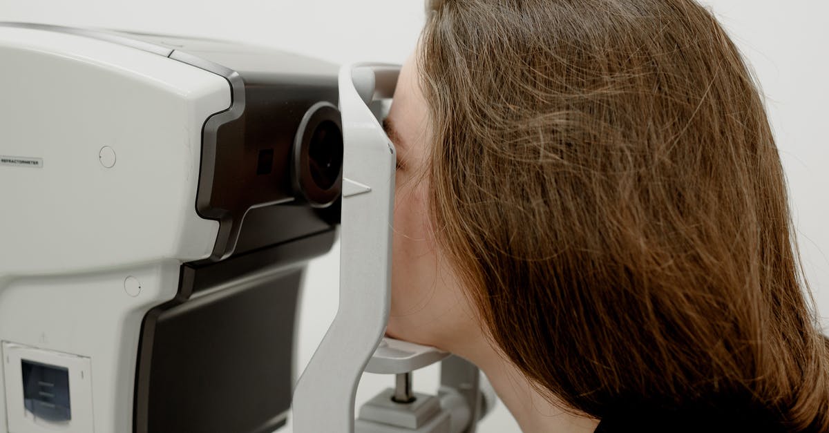 Correct procedure to thaw frozen pizza dough? - Woman checking eyesight on modern equipment Correct procedure to thaw frozen pizza dough? - Woman checking eyesight on modern equipment