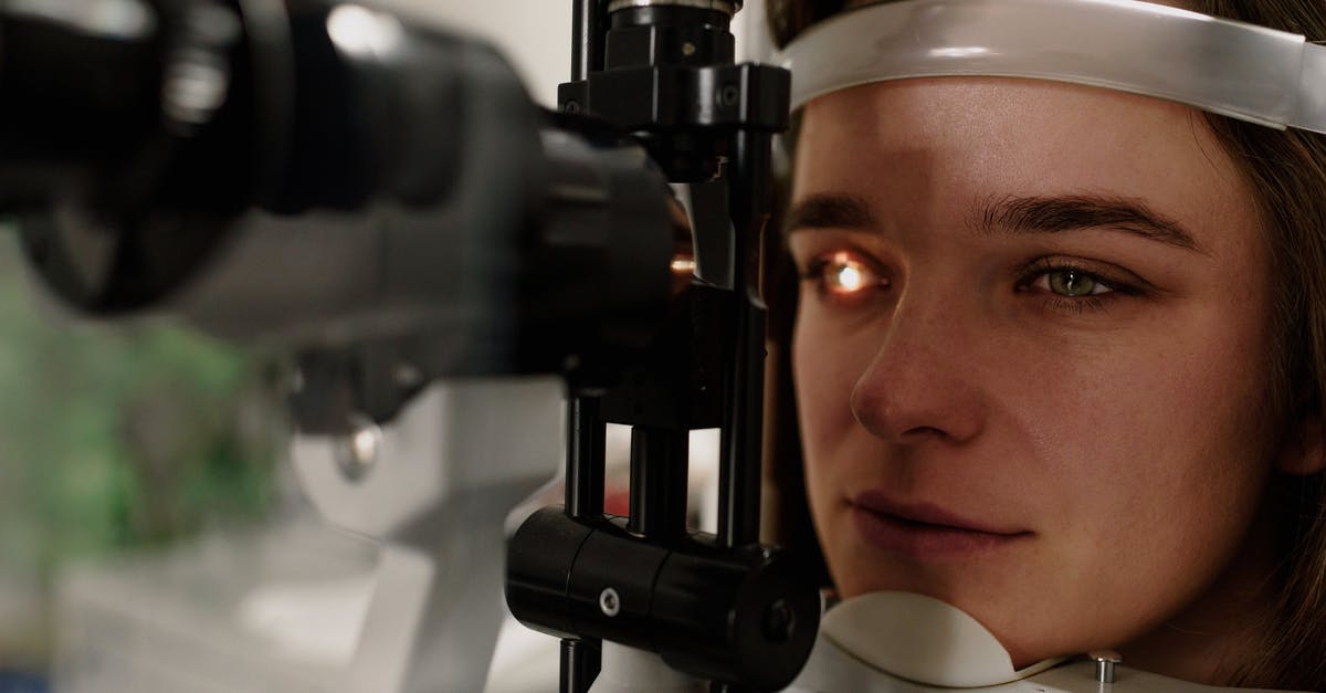 Correct procedure to thaw frozen pizza dough? - Serious female patient looking at light from contemporary ophthalmic bio microscope while getting eyesight examination in modern clinic during check up Correct procedure to thaw frozen pizza dough? - Serious female patient looking at light from contemporary ophthalmic bio microscope while getting eyesight examination in modern clinic during check up