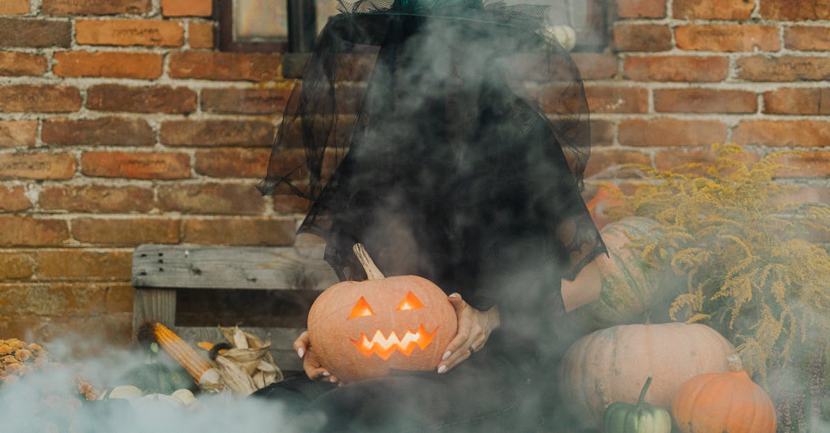 Could you smoke a sauce? - Jack O Lantern on Brown Brick Could you smoke a sauce? - Jack O Lantern on Brown Brick