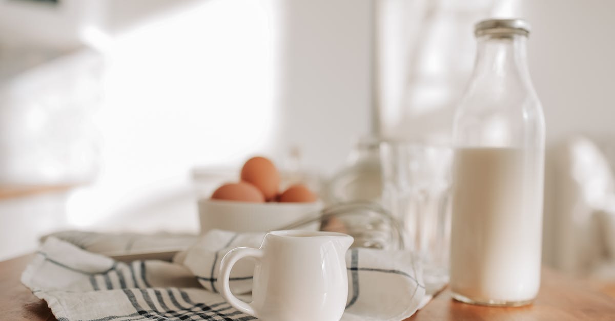 Creamer returns -
A Close-Up Shot of a Porcelain Creamer and a Bottle of Milk Creamer returns -
A Close-Up Shot of a Porcelain Creamer and a Bottle of Milk