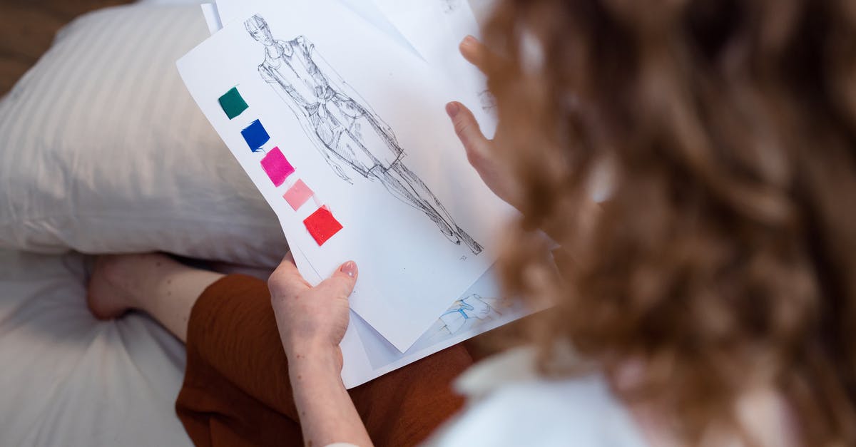 Creating a home "anti-griddle"? - A Fashion Designer Looking at Fabric Samples and a Sketch Creating a home "anti-griddle"? - A Fashion Designer Looking at Fabric Samples and a Sketch
