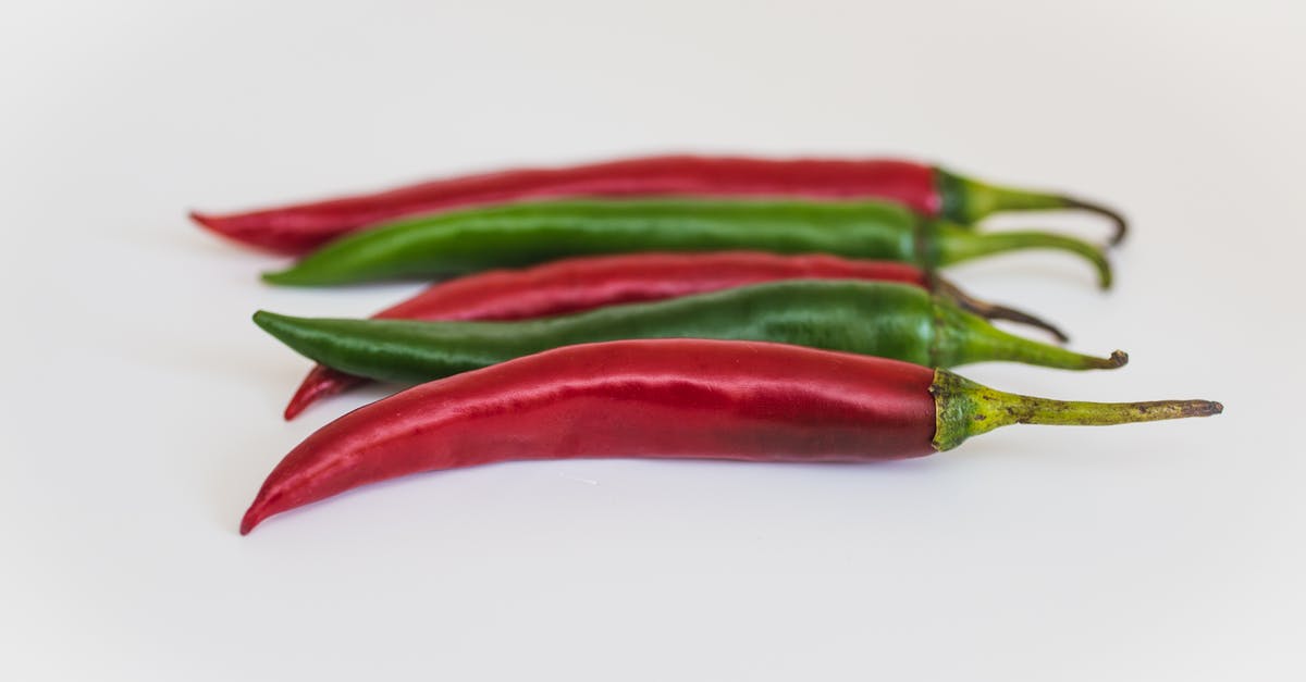 Cure for burns from hot peppers / capsicum oil? - Two Green and Three Red Chili Peppers Cure for burns from hot peppers / capsicum oil? - Two Green and Three Red Chili Peppers