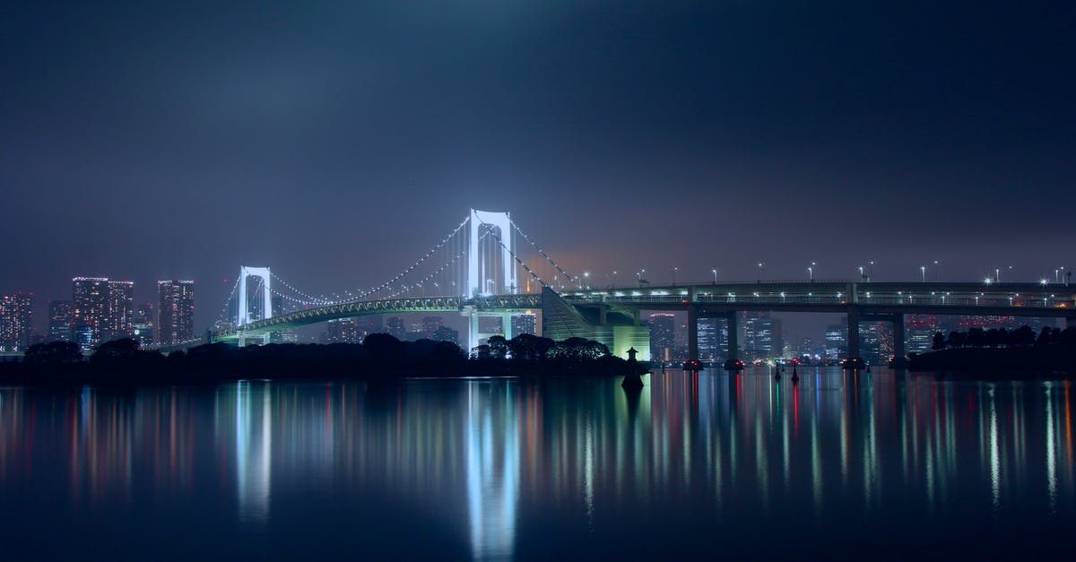 Dark barley water - Bridge over Water during Night Time Dark barley water - Bridge over Water during Night Time