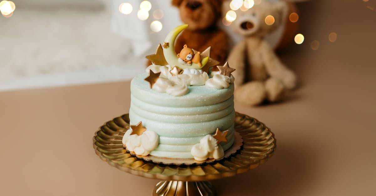 Dehydrating cake? - Teddy Bear Cake Dehydrating cake? - Teddy Bear Cake