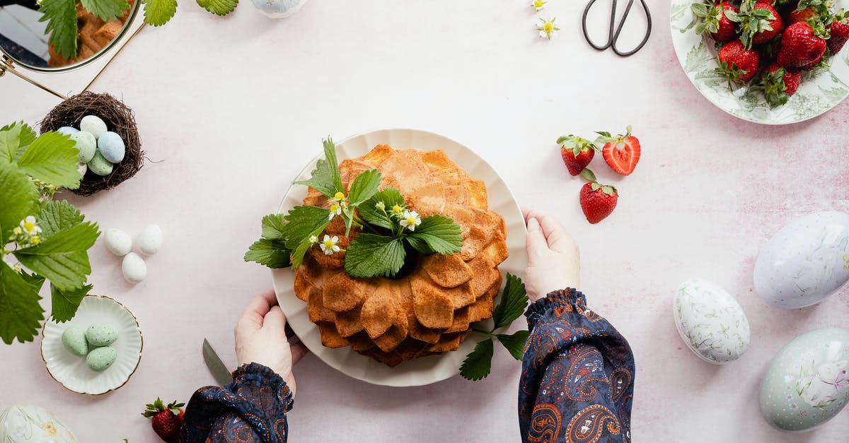 dehydrating food with a vacuum chamber - Strawberry Easter Bundt Cake