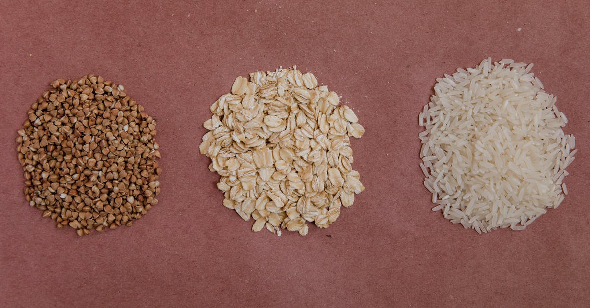 Dietary Fiber with Crunchy Texture - White Rice on Red Textile Dietary Fiber with Crunchy Texture - White Rice on Red Textile