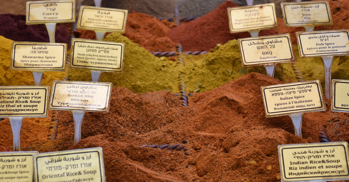 Difference between curry and tikka masala? - Collection of dry seasonings for sale in market Difference between curry and tikka masala? - Collection of dry seasonings for sale in market