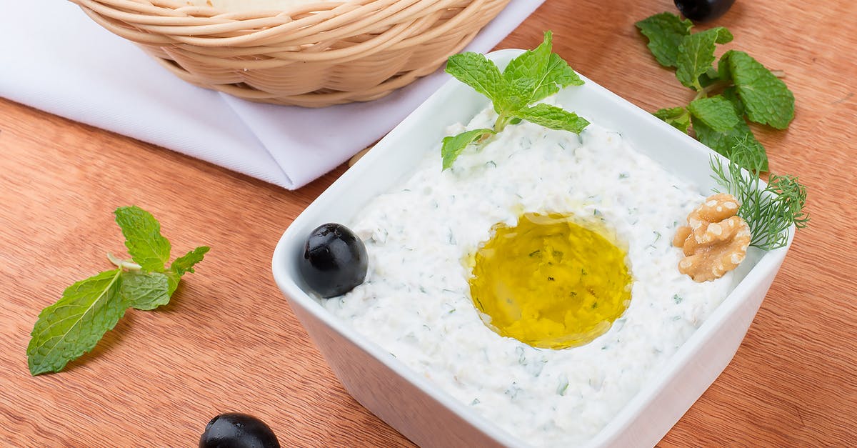 Difference between tzatziki and Indian mint dip (mint chutney?) - White Ceramic Bowl With Yellow Cream on Brown Wooden Table Difference between tzatziki and Indian mint dip (mint chutney?) - White Ceramic Bowl With Yellow Cream on Brown Wooden Table