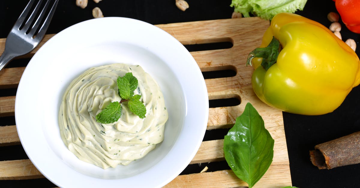 Difference between tzatziki and Indian mint dip (mint chutney?) - Overhead Shot of Tzatziki Difference between tzatziki and Indian mint dip (mint chutney?) - Overhead Shot of Tzatziki