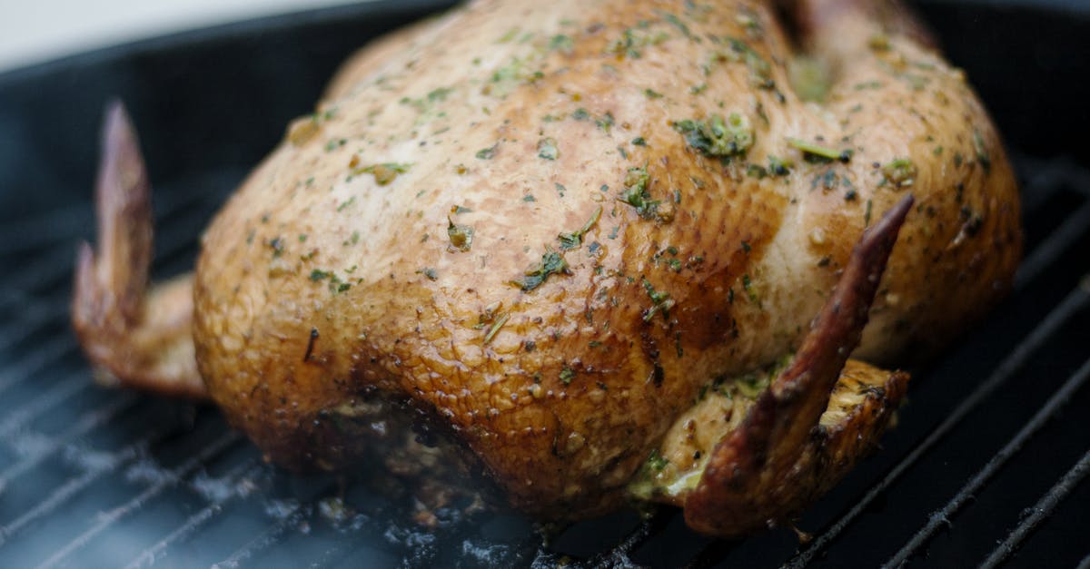 Differences between cooking a whole duck vs chicken or turkey? - Roasted Chicken on Black Charcoal Grill Differences between cooking a whole duck vs chicken or turkey? - Roasted Chicken on Black Charcoal Grill