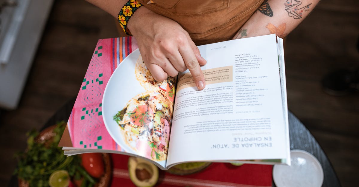 Discworld cookbook question [closed] - A Person Holding White Book