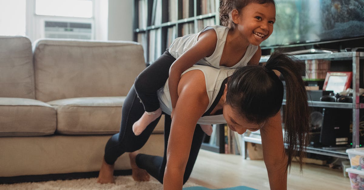 Do all yogurts have live active cultures? - Young Asian woman piggybacking smiling daughter while exercising at home Do all yogurts have live active cultures? - Young Asian woman piggybacking smiling daughter while exercising at home