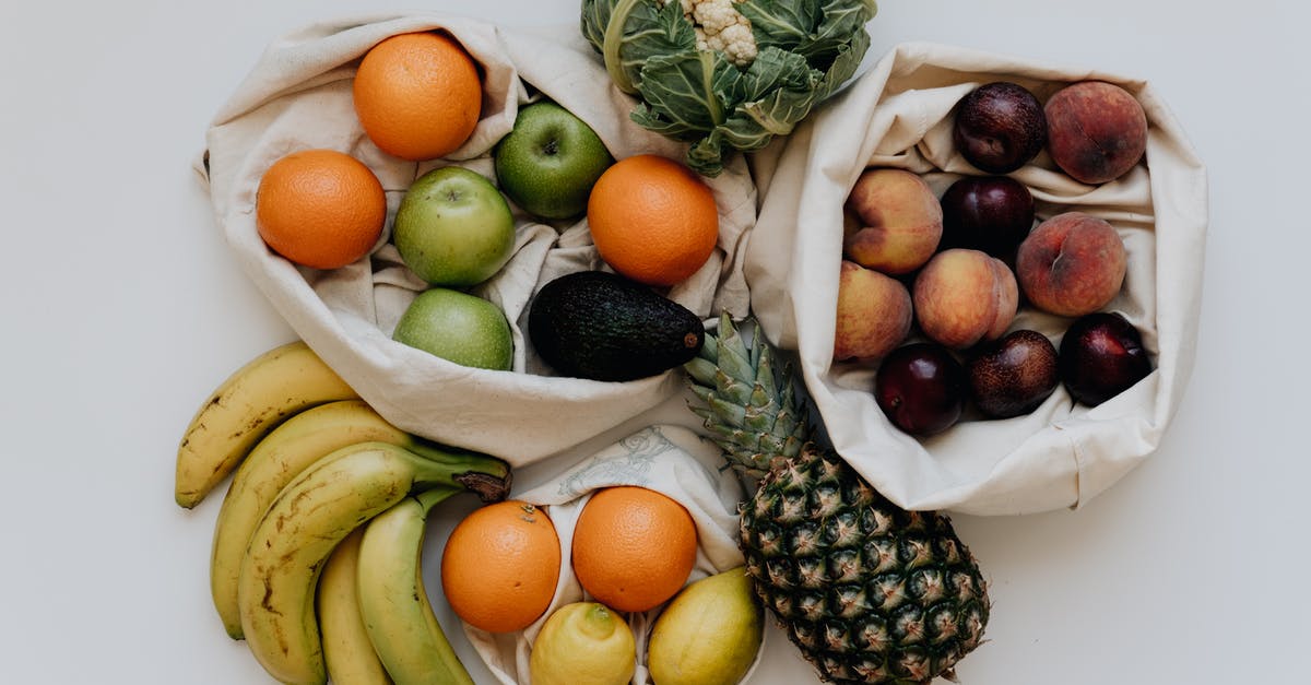 Do bananas ripen better in rice sacks? - Various Fruits Against White Background