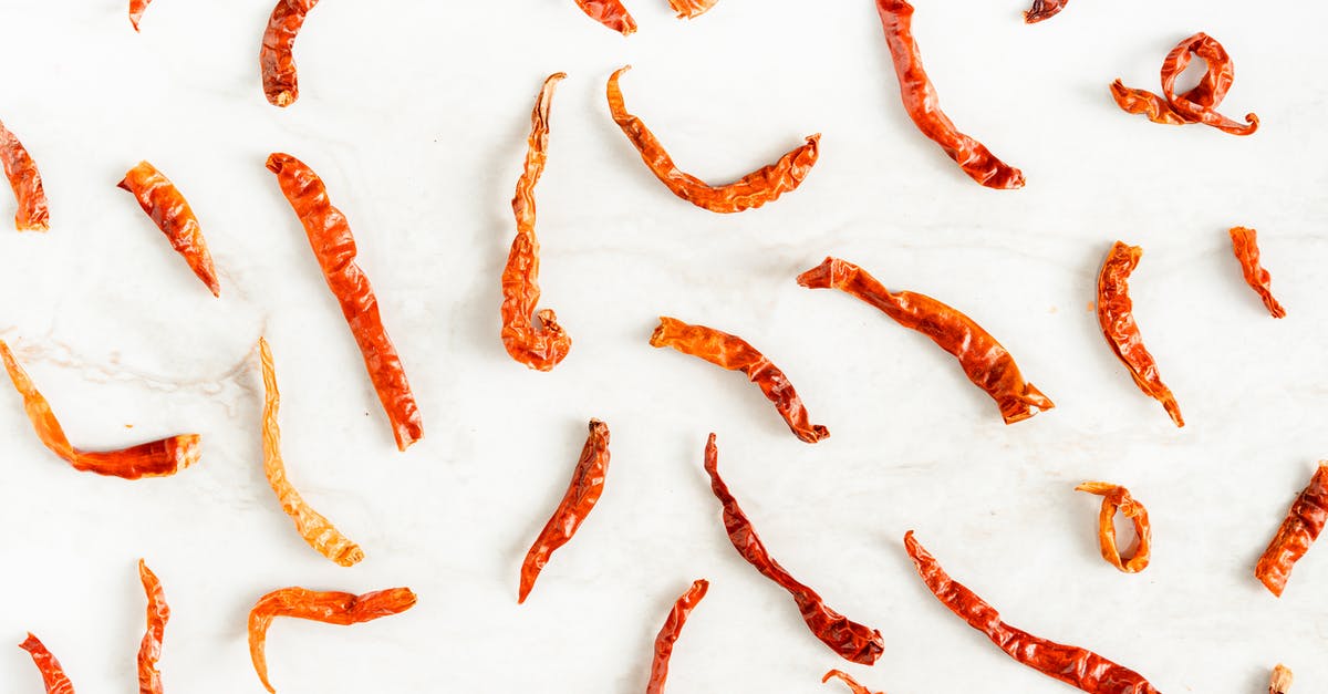 Do dried poblano/ancho chili have an expiration date? - Scattered Dried Chili Peppers on White Surface
Do dried poblano/ancho chili have an expiration date? - Scattered Dried Chili Peppers on White Surface