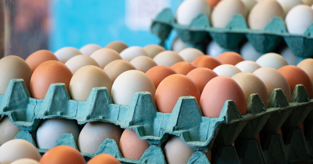 Do eggs have to be very fresh for baking? - Brown Eggs on Green Egg Tray