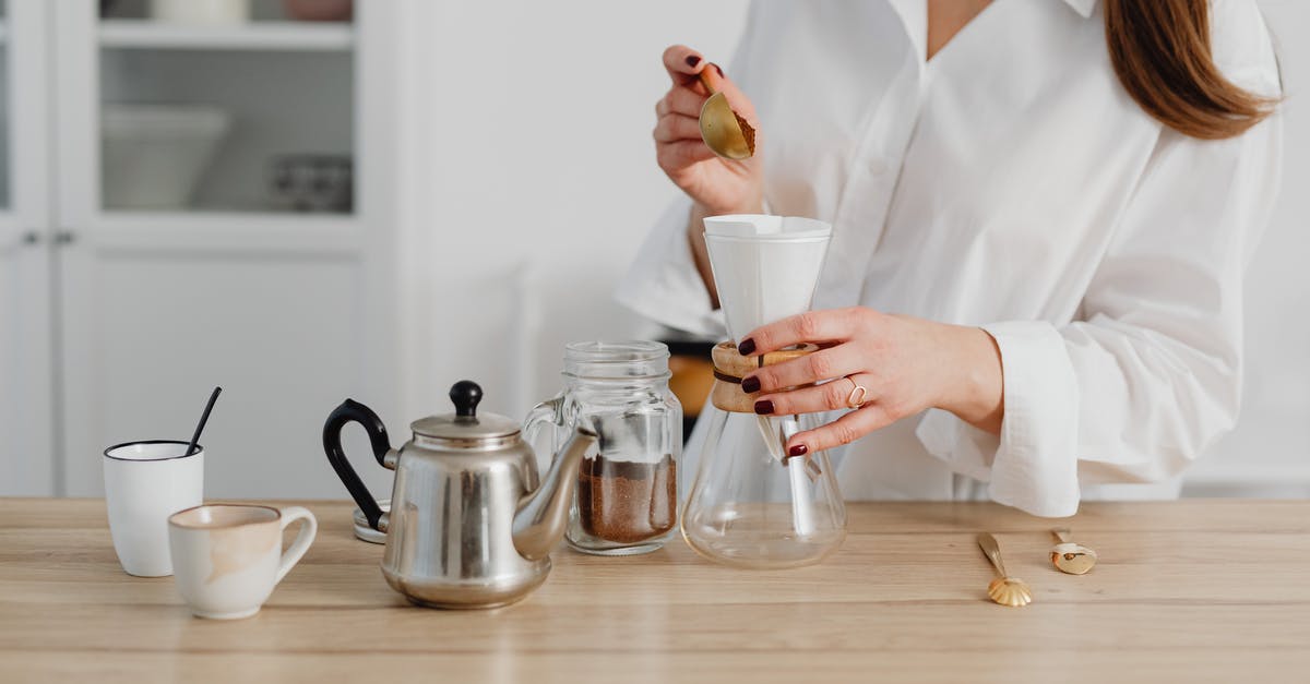 Do you need to sterilize jars when making yogurt? - Woman Scooping Coffee Into a Jar With Filter Do you need to sterilize jars when making yogurt? - Woman Scooping Coffee Into a Jar With Filter