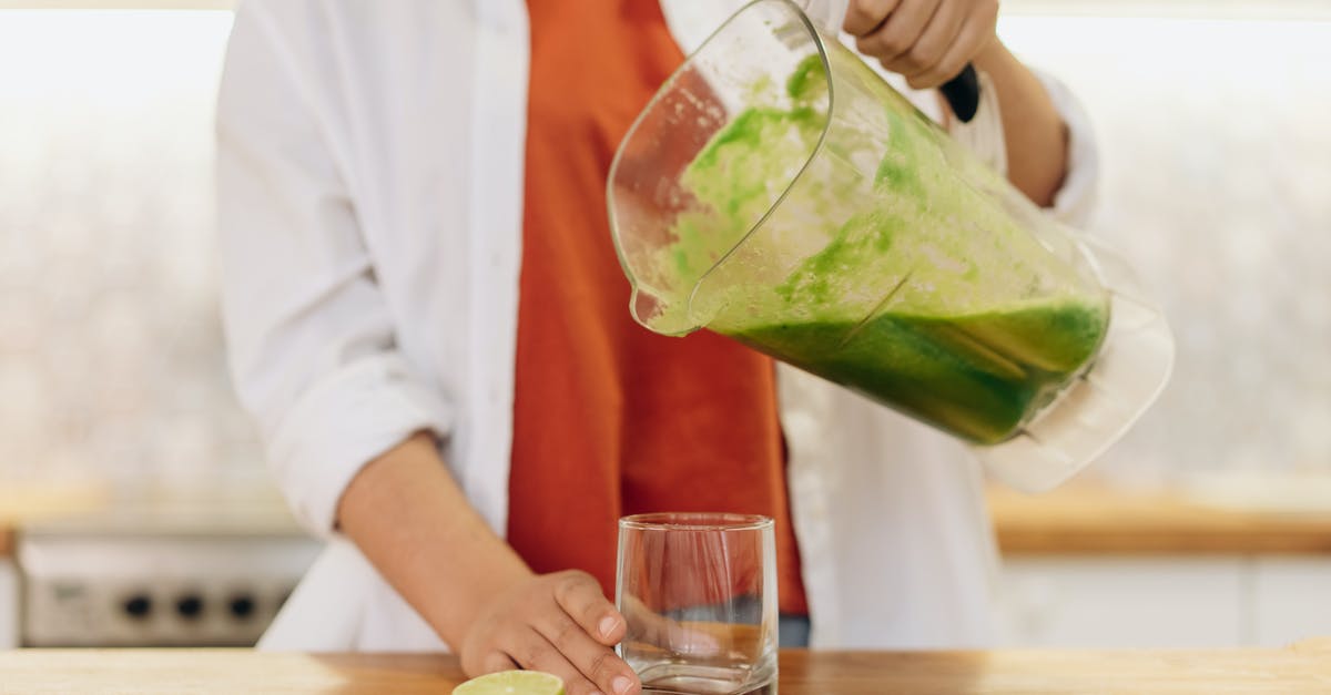 Does a 1500W blender produce a less viscous smoothie than a 400W blender? - Pouring of Fruit Smoothie on Glass Does a 1500W blender produce a less viscous smoothie than a 400W blender? - Pouring of Fruit Smoothie on Glass